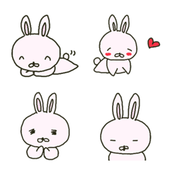 small eye rabbit Emoji