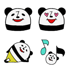 The cheerleading panda Emoji