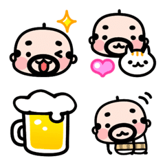 Japanese bald father Emoji