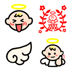 kawaii angel's Emoji come from Japan.