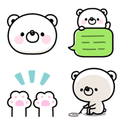 negative bear emoji