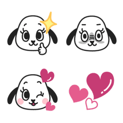 The cute puppy - Emoji