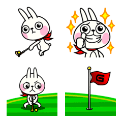 ゴルフ 絵文字 -ウサギ魂-