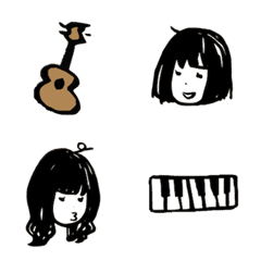 Meiko-tan and Riiko-tan Emoji.