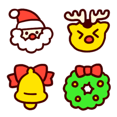 Cutie Merry Christmas Line Emoji Line Store