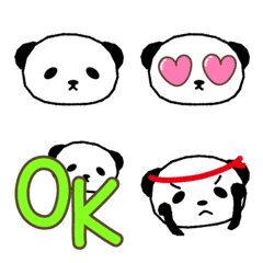 大人かわいいパンダの絵文字 panda emoji 2