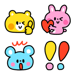 Cute and colorful animals Emoji