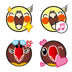 Circular Parakeet Emoji-2
