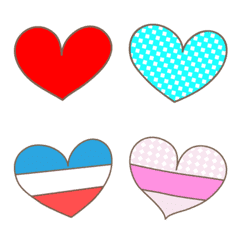 大人かわいいハートの絵文字 Heart Emoji