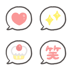 Emoji of Speech balloon