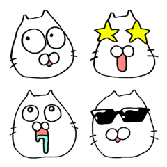 Cat Moji (Shiro)