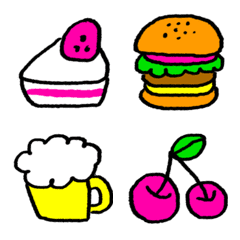 Kawaii Emoji >> Food/Drink