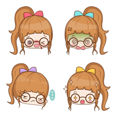 Glasses girl Emoji