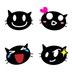 Nekotan (black cat) -emoji-