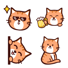 Cute Cartoon Cat Emoji – LINE Emoji | LINE STORE