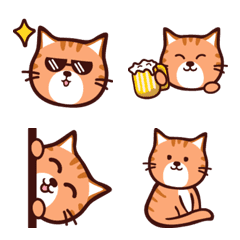 Cute Cartoon Cat Emoji