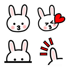 Convenient emoji of Rabbit