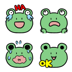 小青蛙蛙-豐富的大頭表情貼