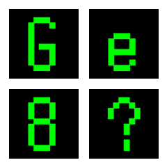 Game-Deco Moji(alphanumerics)