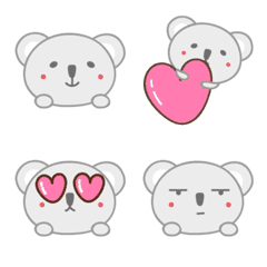 Cute emoji Koala