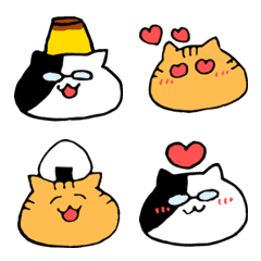 glasses cat & red tabby cat Emoji