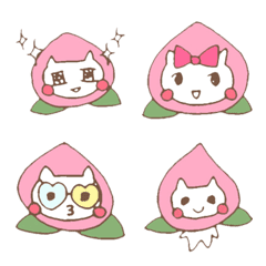 Peach Cat Momo Neko