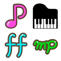 【音楽】音符記号の絵文字 music emoji