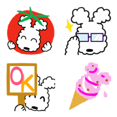 Savon, a white dog Emoji 1