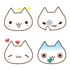 White Cat's Emoji