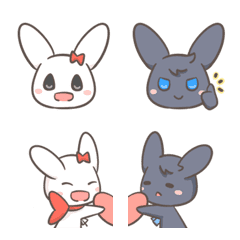 Two-sided Rabbit emoji
