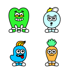 カラフルキャラクター 絵文字 Line絵文字 Line Store カラフルキャラクター 絵文字 Line絵文字 Line Store