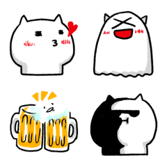 White's Cat & What's that Emoji