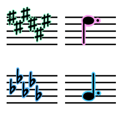 Musical Score Emoji 2