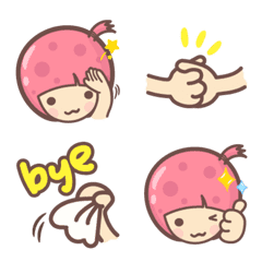 Strawberry Girl Emoji