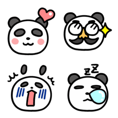 [Emoji]Panda & nose glasses
