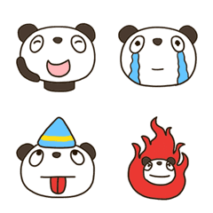 Panda looking up Emoji
