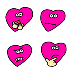 Mr.mini heart emoji