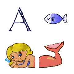 Celine the Little Mermaid (emoji)