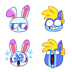 Rabbit and horse ish animal emoji