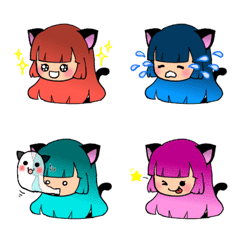 Ako's Cat girl Emoji