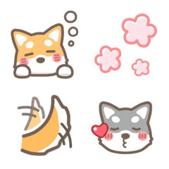 Emoji of dogs