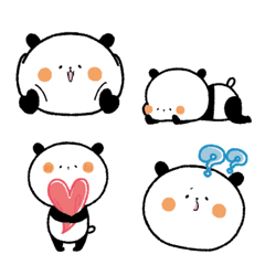 Pretty Polite panda Emoji