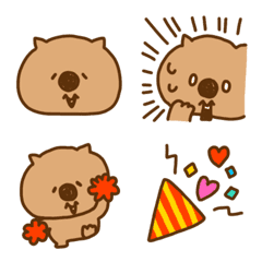 Cute wombat Emoji