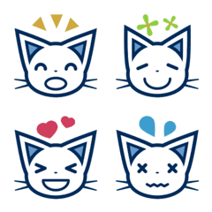 Simple and cute, cat's Emoji