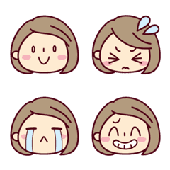 Many many girls! Emoji [short bob]