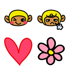 Little Yellow Monkey`s Emoji