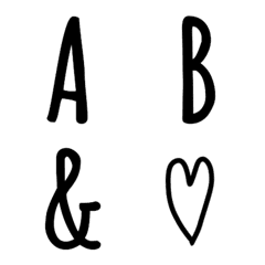 Letters Line Emoji Line Store
