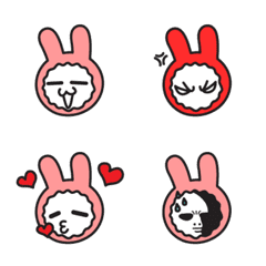Pink Rabbit Emoji