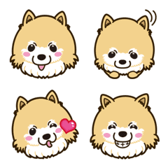An Emoji willingly. Pomeranian Smiling