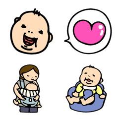 一個嬰兒Emoji３